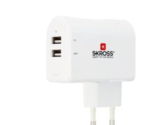 Incarcator retea Skross 2x USB, 3.4A, 2.800111